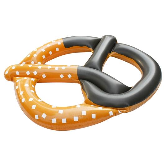 51" Inflatable Chocolate Covered Pretzel Swimming Pool Float